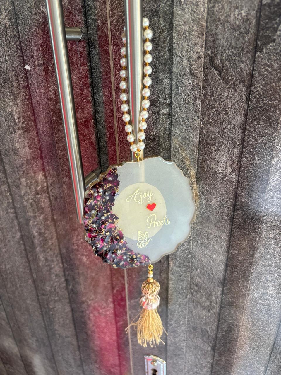 car hanging mirron resin